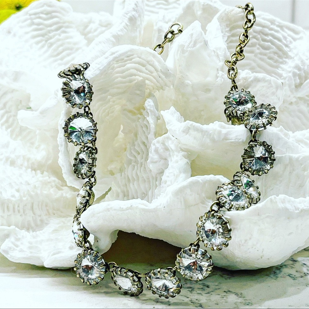 J. Crew “Venus” Crystal Necklace - Iconic, So Sparkly! - Picture 1 of 9
